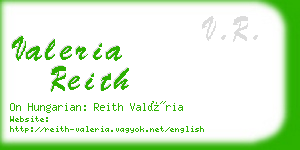 valeria reith business card